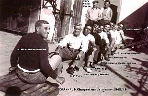 Oran - Port - Charpentiers de Marine - 1945-48